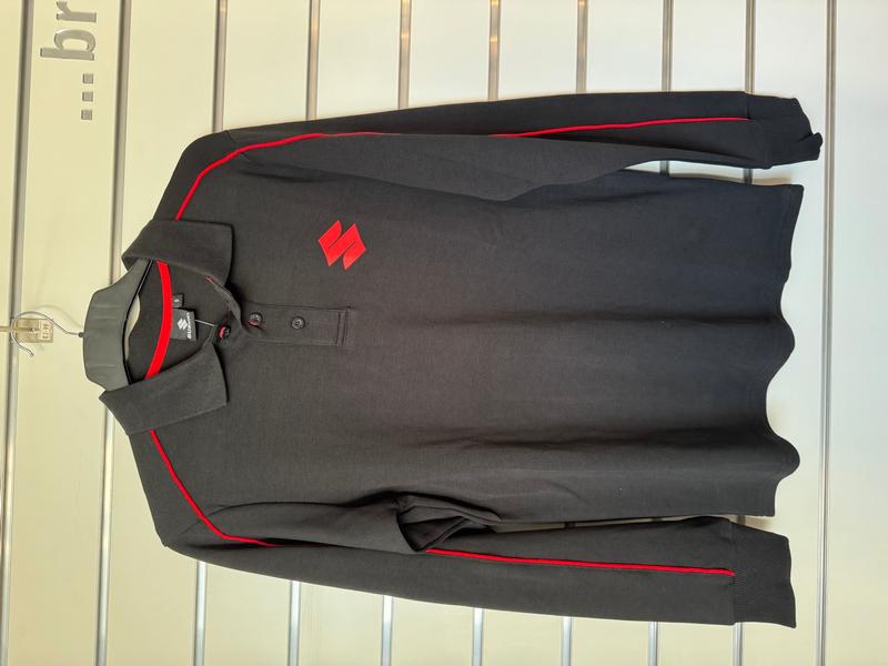 Team Black Long sleeve Polo